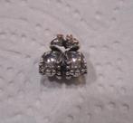 Pandora Zwanen Embrace Charm  Zilver & 14k Goud nr.179, Verzenden, Pandora, Zo goed als nieuw, 1 bedel