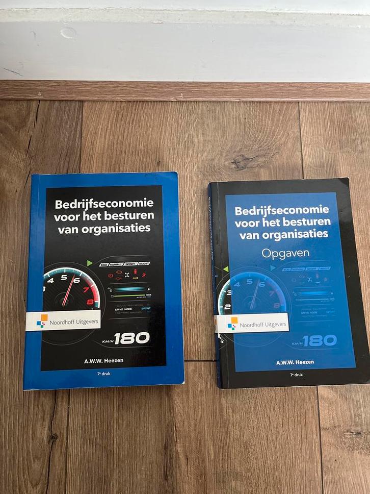 Bedrijfseconomie voor het besturen van organisaties, Boeken, Studieboeken en Cursussen, Zo goed als nieuw, HBO, Gamma, Ophalen of Verzenden