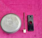 Geha mechanische deurbel, druk deurbel, bel met bakeliet, Ophalen of Verzenden, Gebruikt