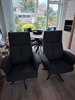 Fauteuil antraciet 2 stuks, Huis en Inrichting, Fauteuils, Ophalen of Verzenden, 75 tot 100 cm, 50 tot 75 cm