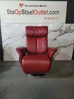 Sta op stoel meubelzorg rood leder