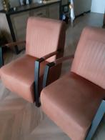 2 fauteuils. Roestbruin, Huis en Inrichting, Stoelen, Ophalen of Verzenden, Zo goed als nieuw, Twee