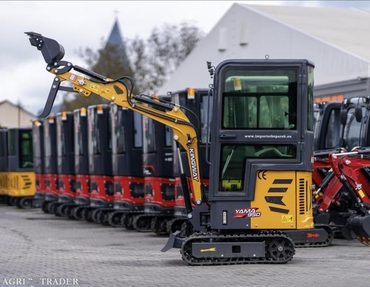 Minigraafmachine Minigraver Yama 950K Zwenkarm Joystick, Zakelijke goederen, Machines en Bouw | Kranen en Graafmachines, Graafmachine