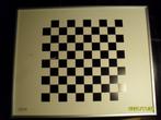 T.E.A.B. Magneetbord zwart, wit geblokt, Huis en Inrichting, Magneetbord, Gebruikt, Ophalen of Verzenden