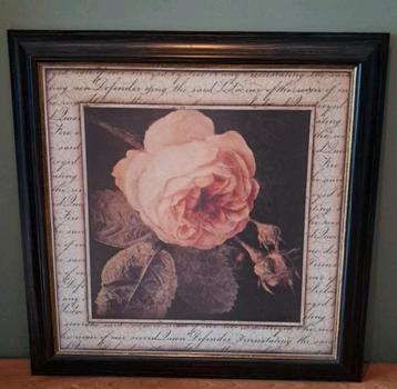 Schilderij met bloemmotief beschikbaar voor biedingen