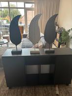 Houten veren white wash en bruin/grijs, Huis en Inrichting, Woonaccessoires | Overige, Ophalen, Zo goed als nieuw