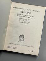 Beschrijving Zeeland behoordende bij de waterstaatkaart 1938, Boeken, Geschiedenis | Stad en Regio, Ophalen of Verzenden, 20e eeuw of later