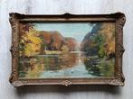 Herfstlandschap - Park gezicht - 1930, Antiek en Kunst, Kunst | Schilderijen | Klassiek, Ophalen of Verzenden
