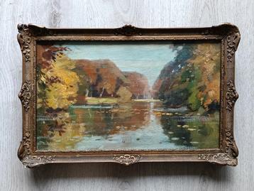 Herfstlandschap - Park gezicht - 1930 beschikbaar voor biedingen