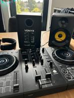 Pioneer DDJ-400 met Vonyx SMN40B Speakers + Devine pro 2000, Ophalen, Zo goed als nieuw, Pioneer