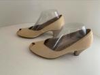 Gabor 5 1/2G  (38,5G ) peeptoe creem kleur 336), Pumps, Beige, Gabor, Ophalen of Verzenden