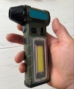 Portable perslucht compressor fan multitool ventilator, Ophalen of Verzenden, Zo goed als nieuw