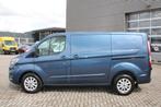 Ford Transit Custom 280 2.0 TDCI 130 PK AUTOMAAT L1H1 Limite, 4 cilinders, 1991 kg, Blauw, Bedrijf
