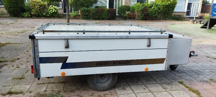 Vouwwagen 8 personen geremd AlpenKreuzer met disselbak., Caravans en Kamperen, Tenten, meer dan 6, Gebruikt, Ophalen