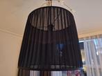 Zwarte lampenkap plisse 40 cm hoog, Ophalen of Verzenden, Zo goed als nieuw