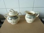 Adams Suikerpot en Melkkan - Roomsetje Adams, Overige typen, Ophalen of Verzenden, Zo goed als nieuw, Overige stijlen