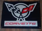 CORVETTE BANNER 40X60 CM MET BEVESTIGGINGS OGEN, Ophalen of Verzenden, Nieuw