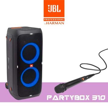 HUUR - JBL 310 Partybox - Evt met microfoon - voor elk feest beschikbaar voor biedingen