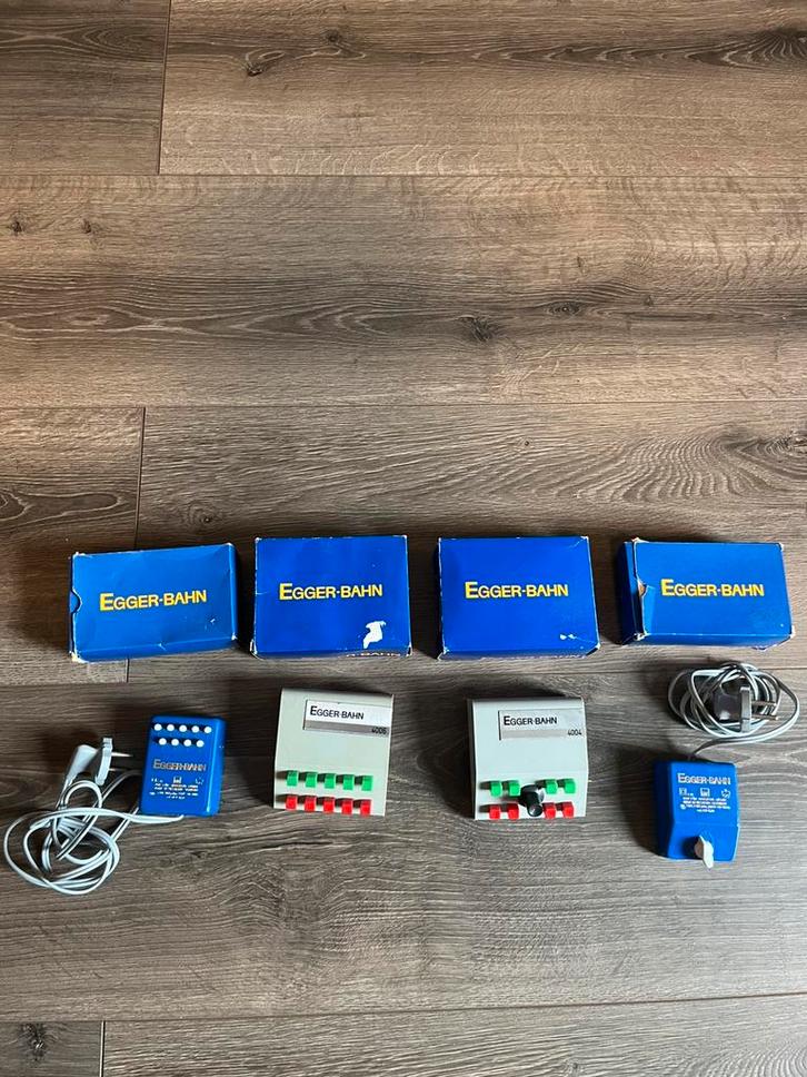 Egger Bahn Modeltrein Transformer Regelaar, Hobby en Vrije tijd, Modeltreinen | Overige schalen, Zo goed als nieuw, Transformator of Voeding