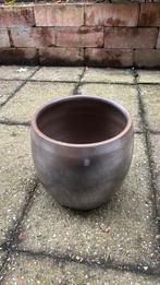 Buiten/binnenpot grijs, Tuin en Terras, Ophalen, Steen, Gebruikt, Rond