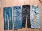 4 spijkerbroeken meisje maat 128/134, Ophalen of Verzenden, Gebruikt, Maat 134