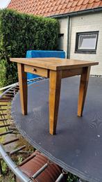 Licht eiken vierkante tafel, Huis en Inrichting, Tafels | Eettafels, Ophalen, Gebruikt, 50 tot 100 cm, Vierkant