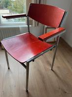 Retro stoelen 2 stuks, Huis en Inrichting, Stoelen, Ophalen, Gebruikt, Twee, Rood