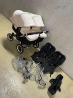 Bugaboo donkey Twin off white, Kinderen en Baby's, Kinderwagens en Combinaties, Gebruikt, Verstelbare duwstang, Bugaboo, Ophalen of Verzenden