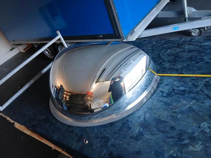 Grote Halfronde Dode Hoek Spiegel - 100cm, Huis en Inrichting, Woonaccessoires | Spiegels, Nieuw, 100 tot 125 cm, Minder dan 100 cm