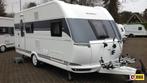 Hobby De Luxe 490 KMF Met Mover & Lithium accu, Caravans en Kamperen, Dwarsbed, Hobby, Treinzit, Schokbreker