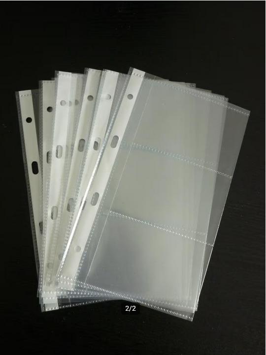 Opbergbladen coincards / telefoonkaarten / visitekaartjes, Diversen, Papierwaren, Nieuw, Ophalen of Verzenden