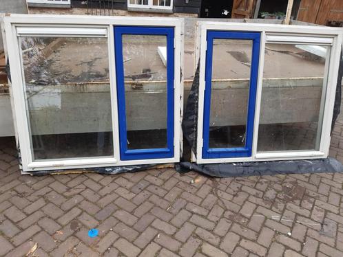 heel veel verschillende hardhouten kozijnen, Doe-het-zelf en Verbouw, Kozijnen en Schuifpuien, Gebruikt, Raamkozijn, Hout, Ophalen