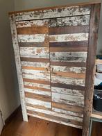 Kledingkast en Commode steigerhout, Kinderen en Baby's, Kinderkamer | Commodes en Kasten, Ophalen, Gebruikt, 50 tot 70 cm, 105 cm of meer