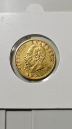 Zeldzame 20 lire 1871, Postzegels en Munten, Munten | Europa | Euromunten, Ophalen of Verzenden, Italië, 2 euro, Goud