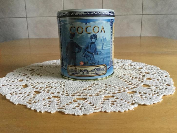 Blik van Houten cacao, Verzamelen, Blikken, Gebruikt, Overige, Overige merken, Ophalen of Verzenden