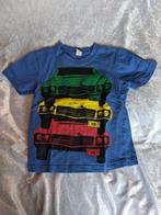 Net T'shirt Auto's, maat 110, blauw/paars korte mouw Frends, Frendz, Gebruikt, Ophalen of Verzenden, Shirt of Longsleeve