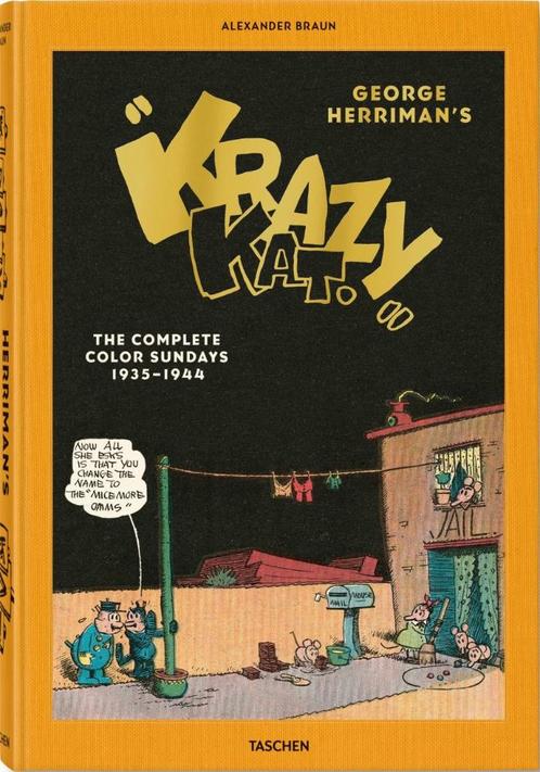 GEORGE HERRIMAN'S KRAZY KAT BY ALEXANDER BRAUN TASCHEN XXL, Boeken, Kunst en Cultuur | Beeldend, Nieuw, Schilder- en Tekenkunst