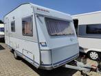Mooie 4-persoons Dethleffs New-line 430 met voortent, Caravans en Kamperen, Dwarsbed, Bedrijf, Treinzit, 750 - 1000 kg