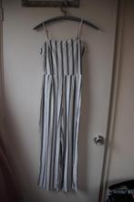 Berska zwart/witte jumpsuit, maat S, Zwart, Maat 36 (S), Lang, Gedragen