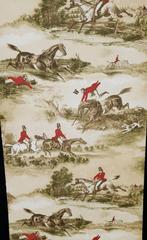7899 paarden behang origineel vintage wallpaper Swiet, Verzenden