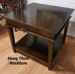 Salontafels Diverse matten Massief Teakhout, Ophalen, 50 tot 100 cm, Nieuw, 50 tot 100 cm