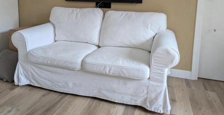 2 zitsbankje als  nieuw ektorp ikea, Huis en Inrichting, Banken | Bankstellen, Zo goed als nieuw, Minder dan 150 cm, Ophalen