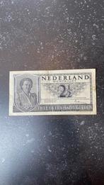 Bankbiljet 1949 2,5 gulden, Postzegels en Munten, Bankbiljetten | Nederland, Los biljet, 1 gulden, Ophalen of Verzenden