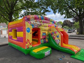 Springkussen Happy Party verhuur - Hardenberg beschikbaar voor biedingen
