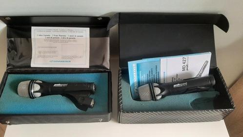 2x Sennheiser MD427 profisound dynamische microfoons, Muziek en Instrumenten, Microfoons, Zo goed als nieuw, Zangmicrofoon, Ophalen of Verzenden