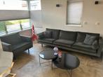 BePure Rodeo Bank & Fauteuil - Velvet Groen, Huis en Inrichting, Ophalen, 75 tot 100 cm, Zo goed als nieuw, Rechte bank