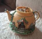 Enesco Whiskerflick Theepot Bungalow, Ophalen of Verzenden, Gebruikt