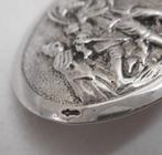 Zilveren antieke broche nr.1407, Sieraden, Tassen en Uiterlijk, Broches, 4 tot 7 cm, Ophalen of Verzenden, Zo goed als nieuw, Zilver