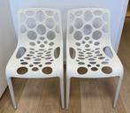 set Calligaris Hero design stoelen., Ophalen, Kunststof, Twee, Wit