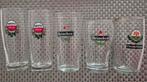 5 bierglazen: 2x Heineken, 2x Amstel pils en 1x Oranjeboom, Ophalen of Verzenden, Zo goed als nieuw, Glas of Glazen, Overige merken